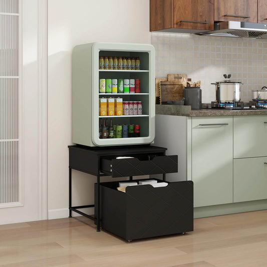 Mini Fridge Stand with Storage IF152