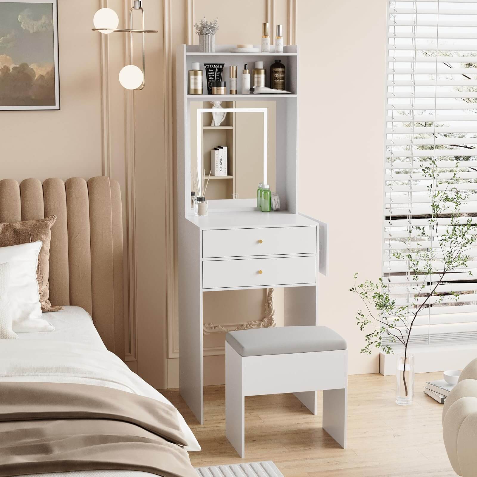 mini dressing table Rico Mini Dressing Table (Wenge Finish) Bluewud