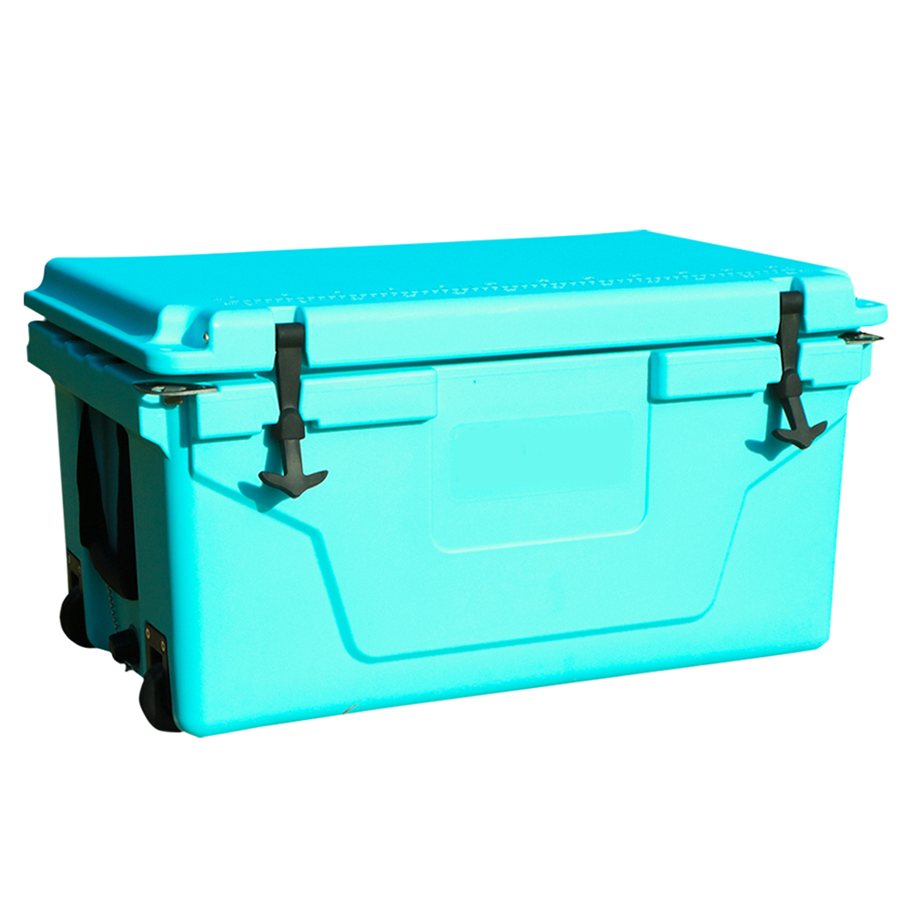 Blue 65QT Outdoor cooler fish ice chest Box Camping Cooler Box