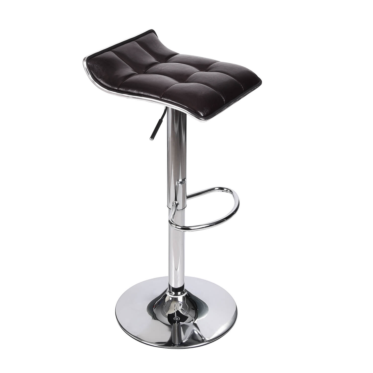 Elecwish Grid Brown Bar Stool