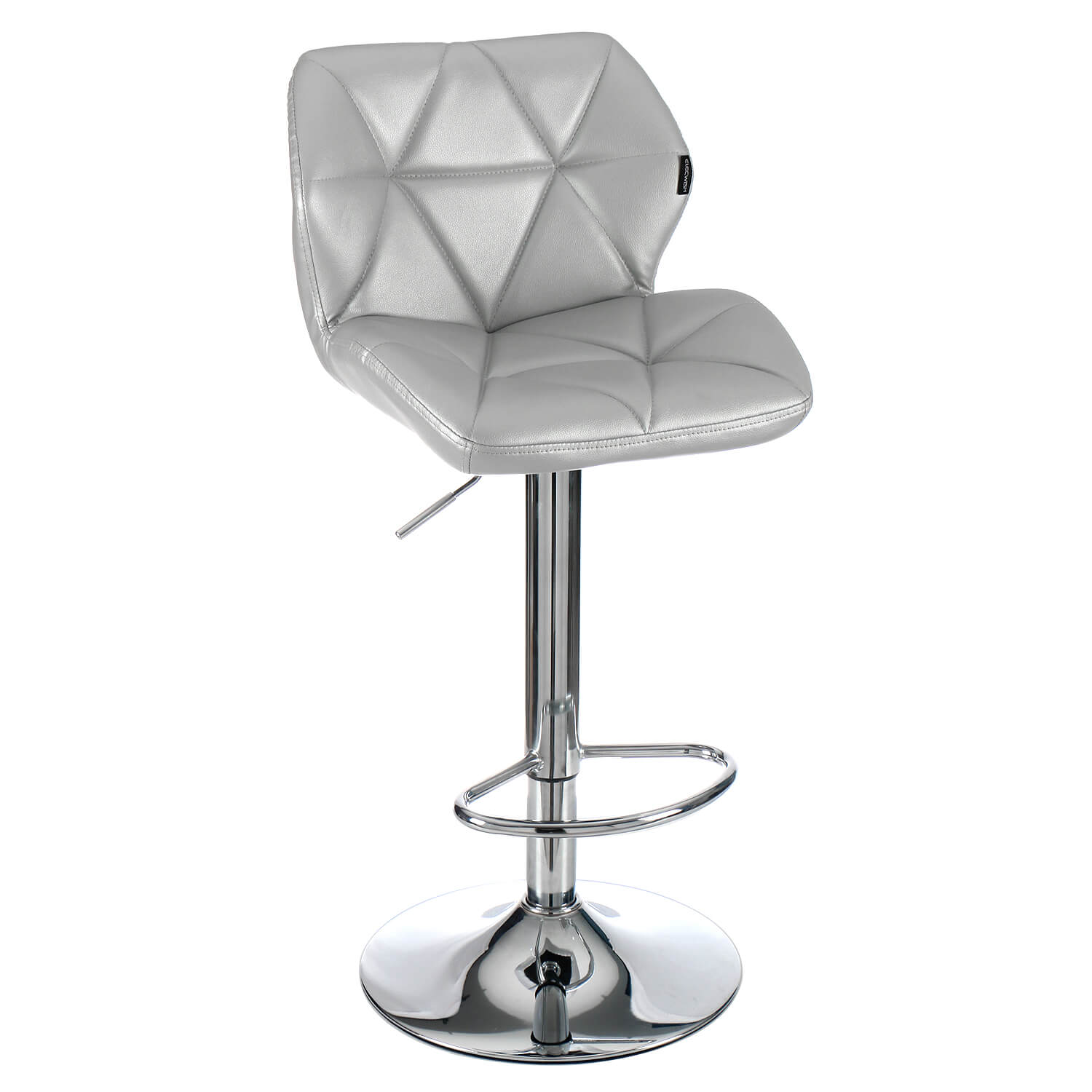 Elecwish silver bar stool OW001