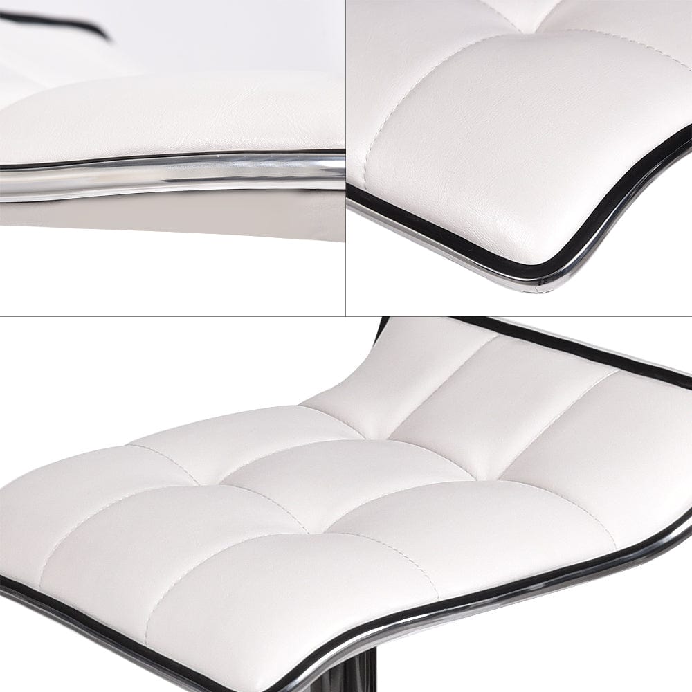 Elecwish Grid White Bar Stool details