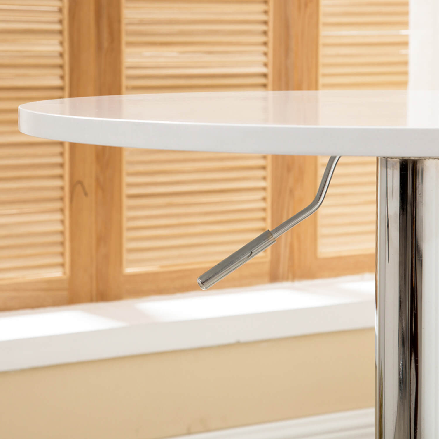 Details of Elecwish white bar table