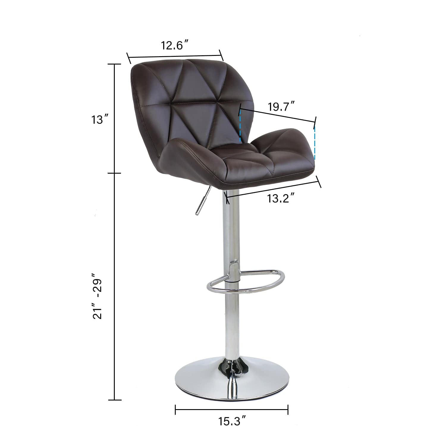 Elecwish Barstools Set of 2 Bar Stools OW001