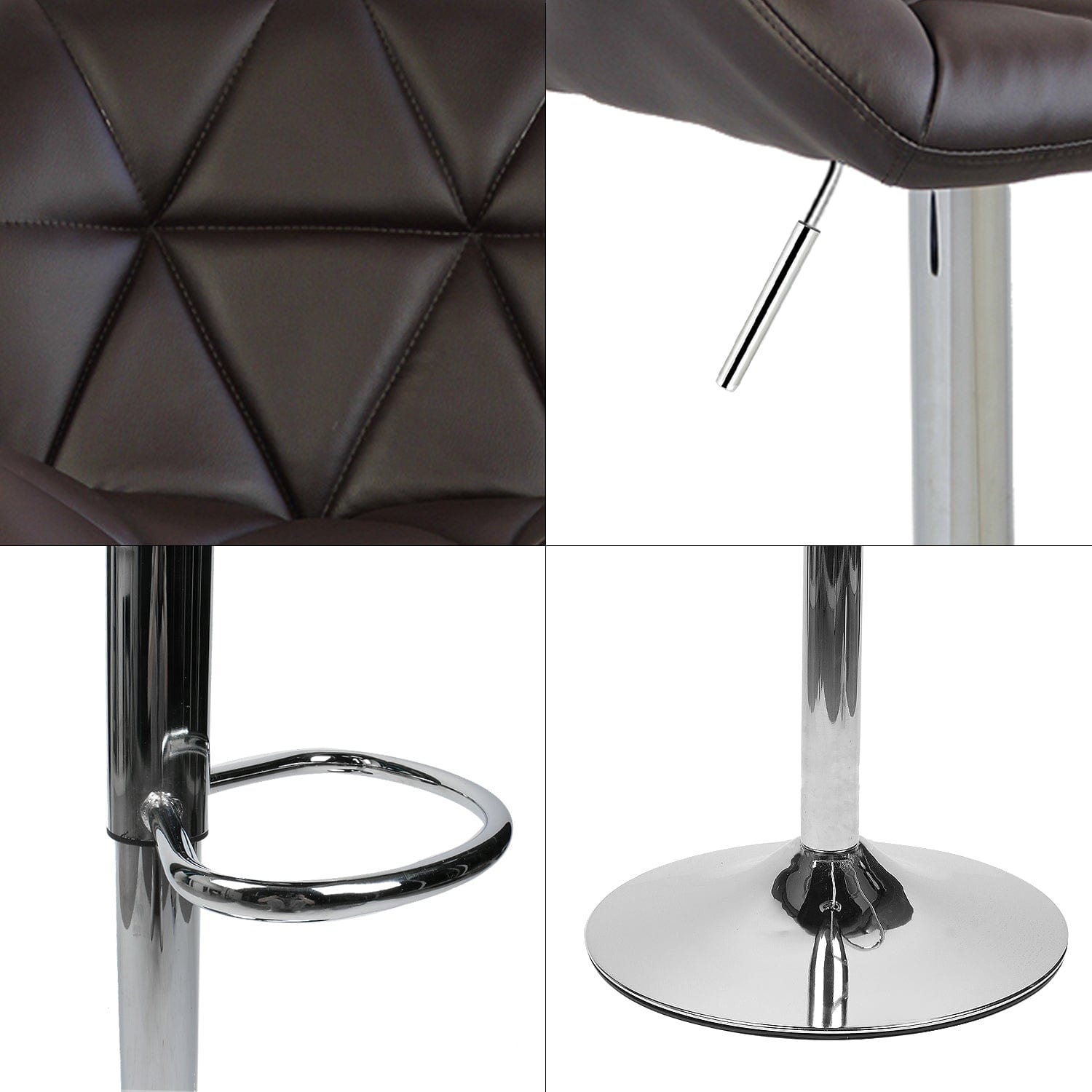 Details of Elecwish Barstools Set of 2 Bar Stools OW001