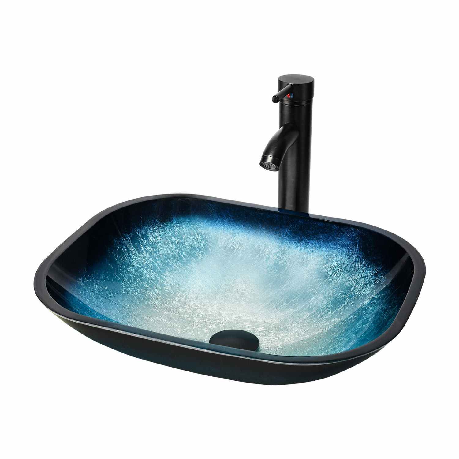 Elecwish Square Blue Sink