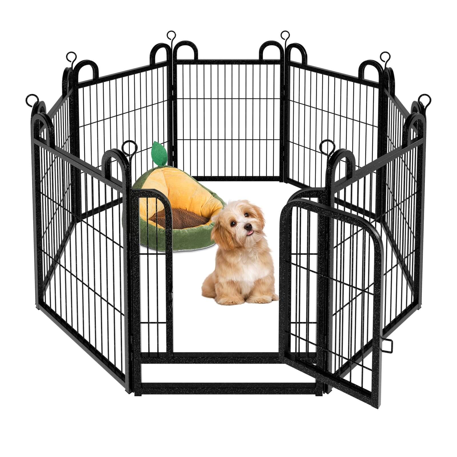 Pet Playpen Small Dog Enclosure Puppy Playpen Small Dog Fence 24in