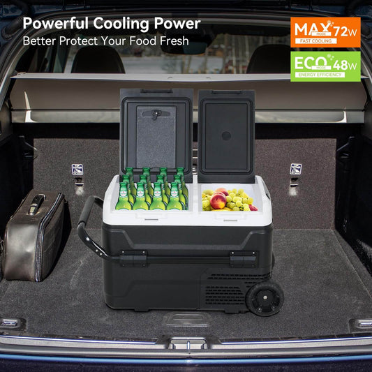 12V Car Refrigerator 42 Quart(40L) Portable Car Fridge AS017