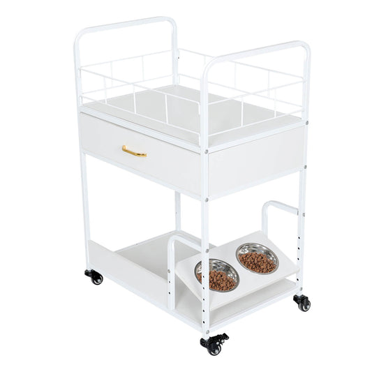 Cat Cart With Feeding Station PF016