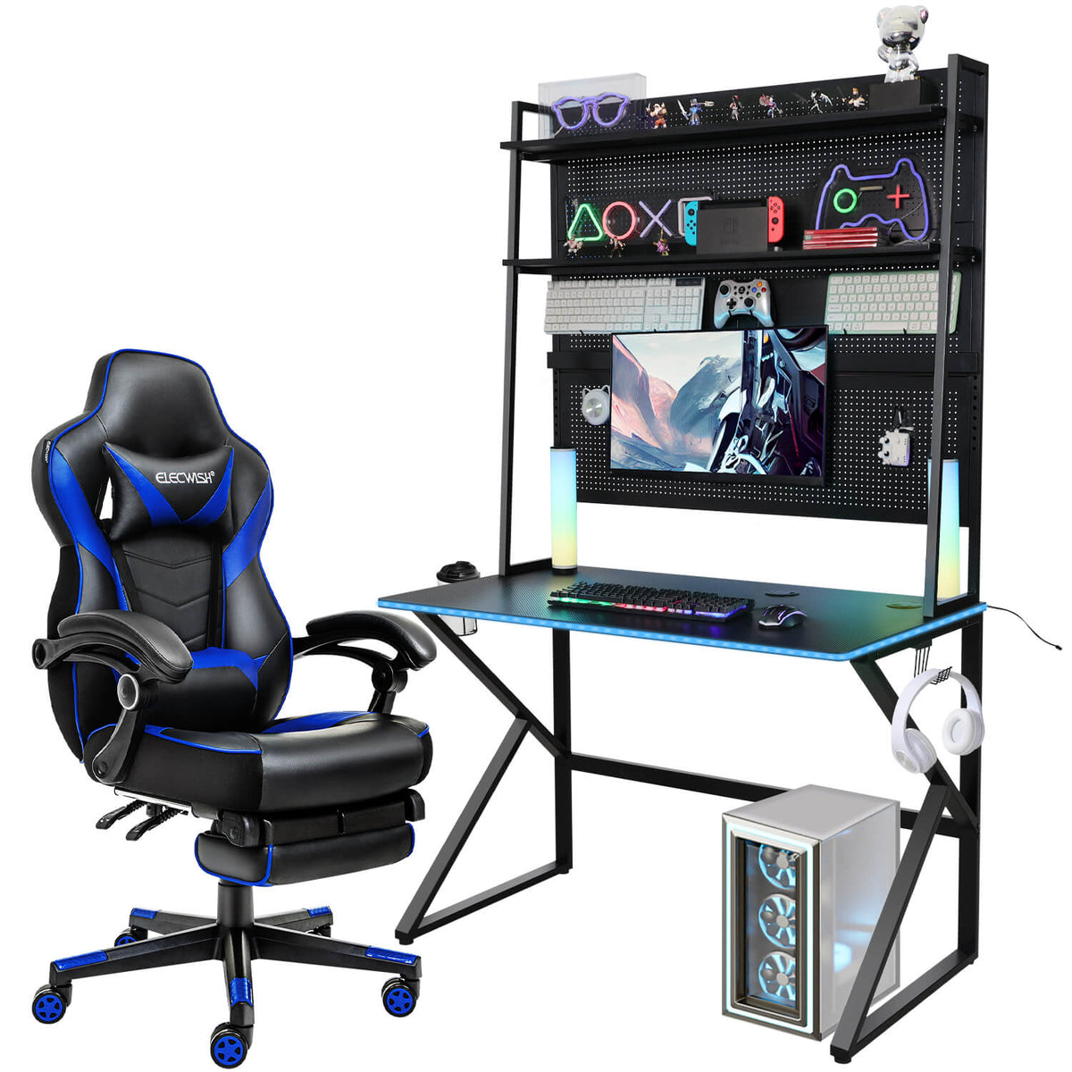 Gaming Desk Chairs Set