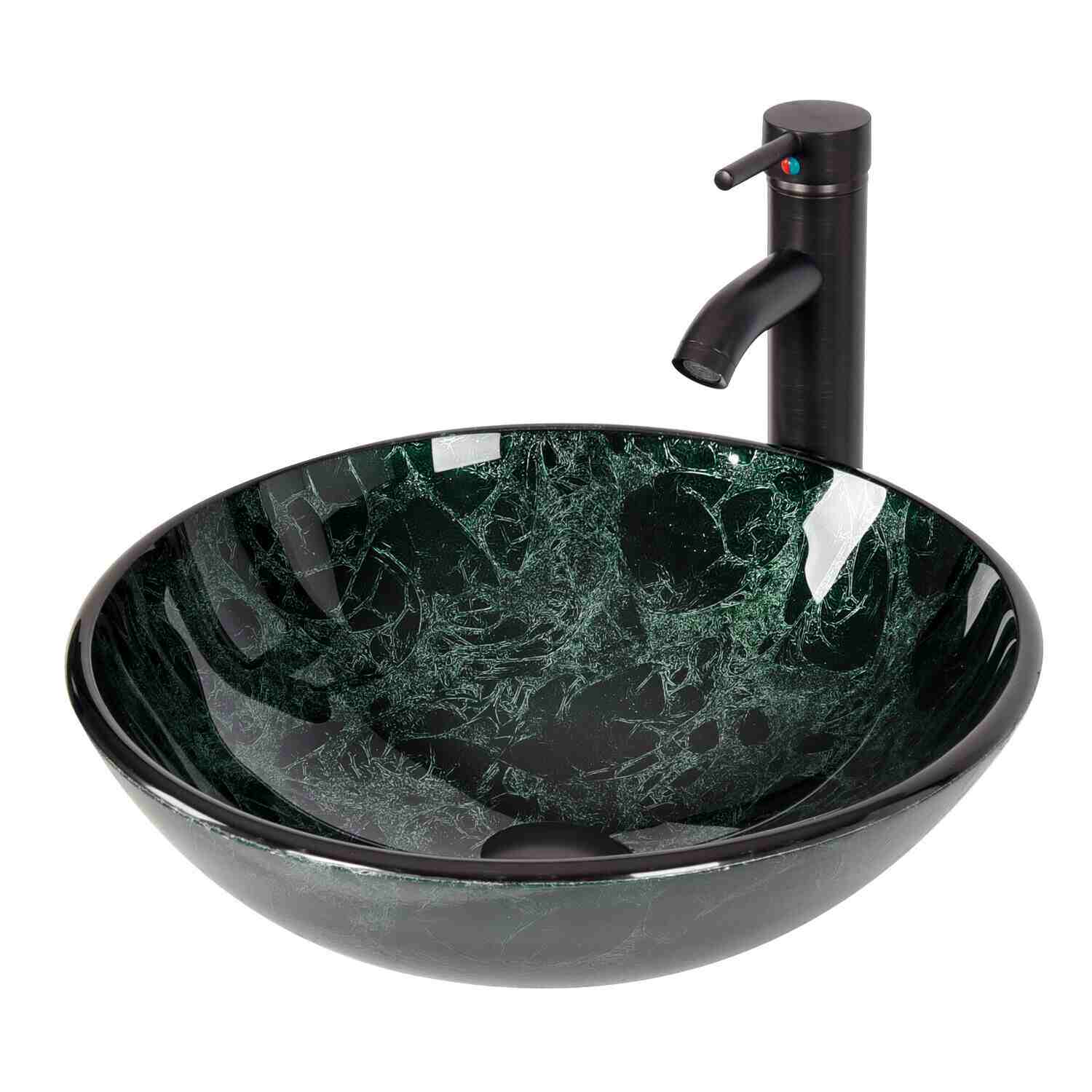 Elecwish Round Green Sink