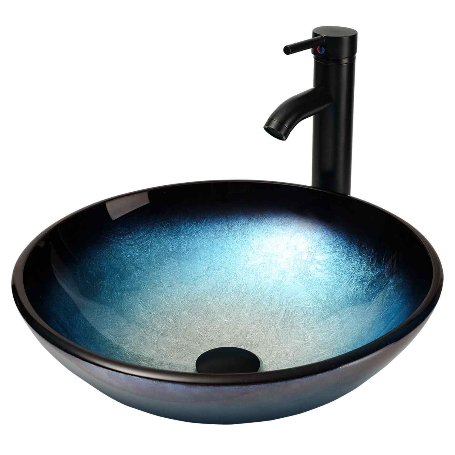 Elecwish shiny blue sink