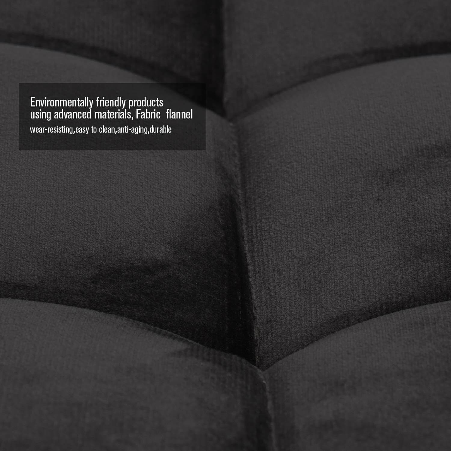 Black velvet fabric armless bar stools material