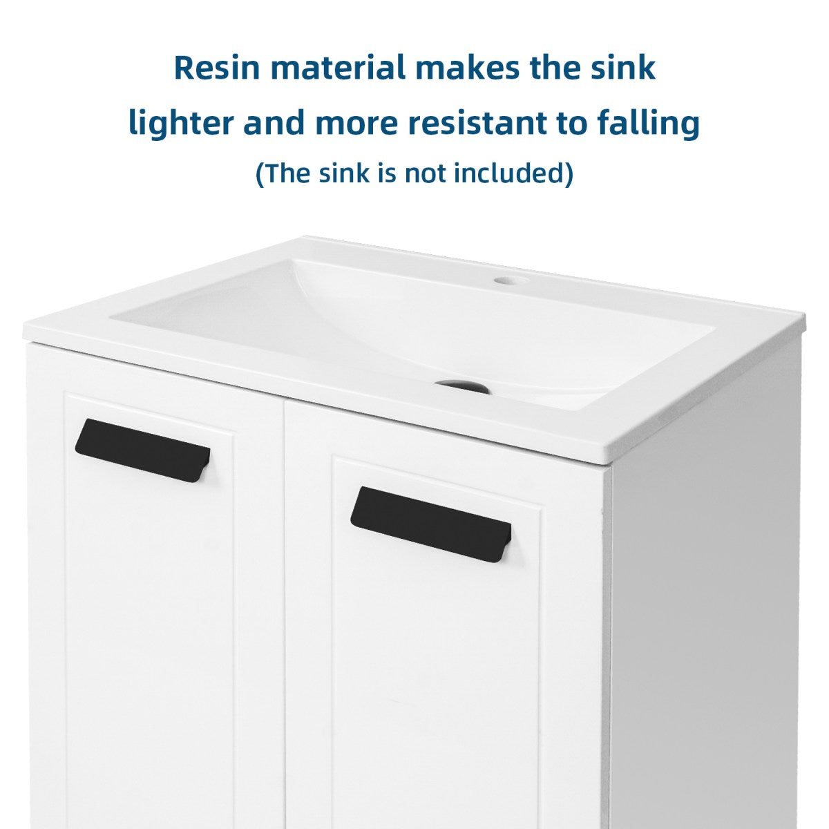 Sleek 24" Bathroom Vanity Set BA006 is made of premium materials