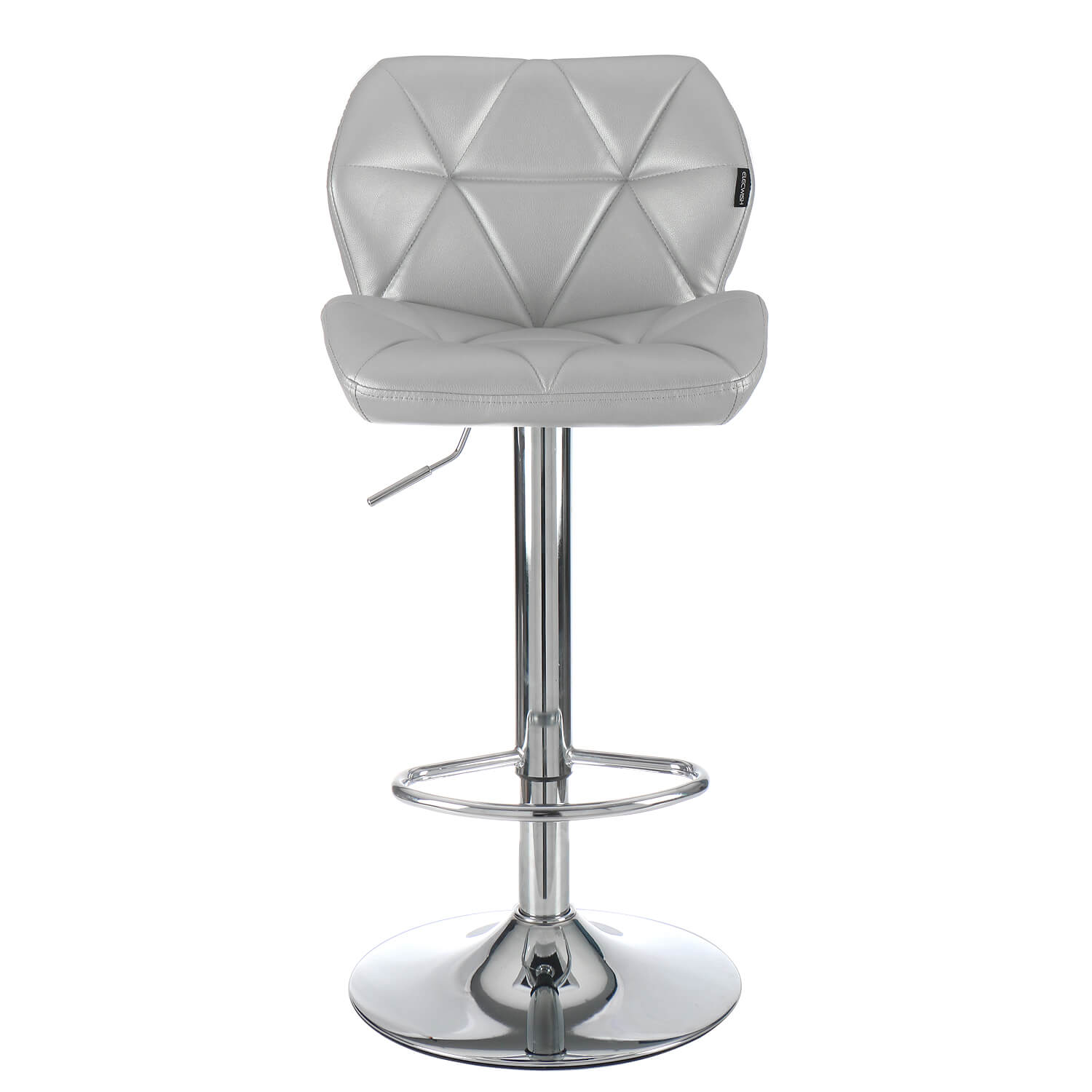 Elecwish silver bar stool OW001