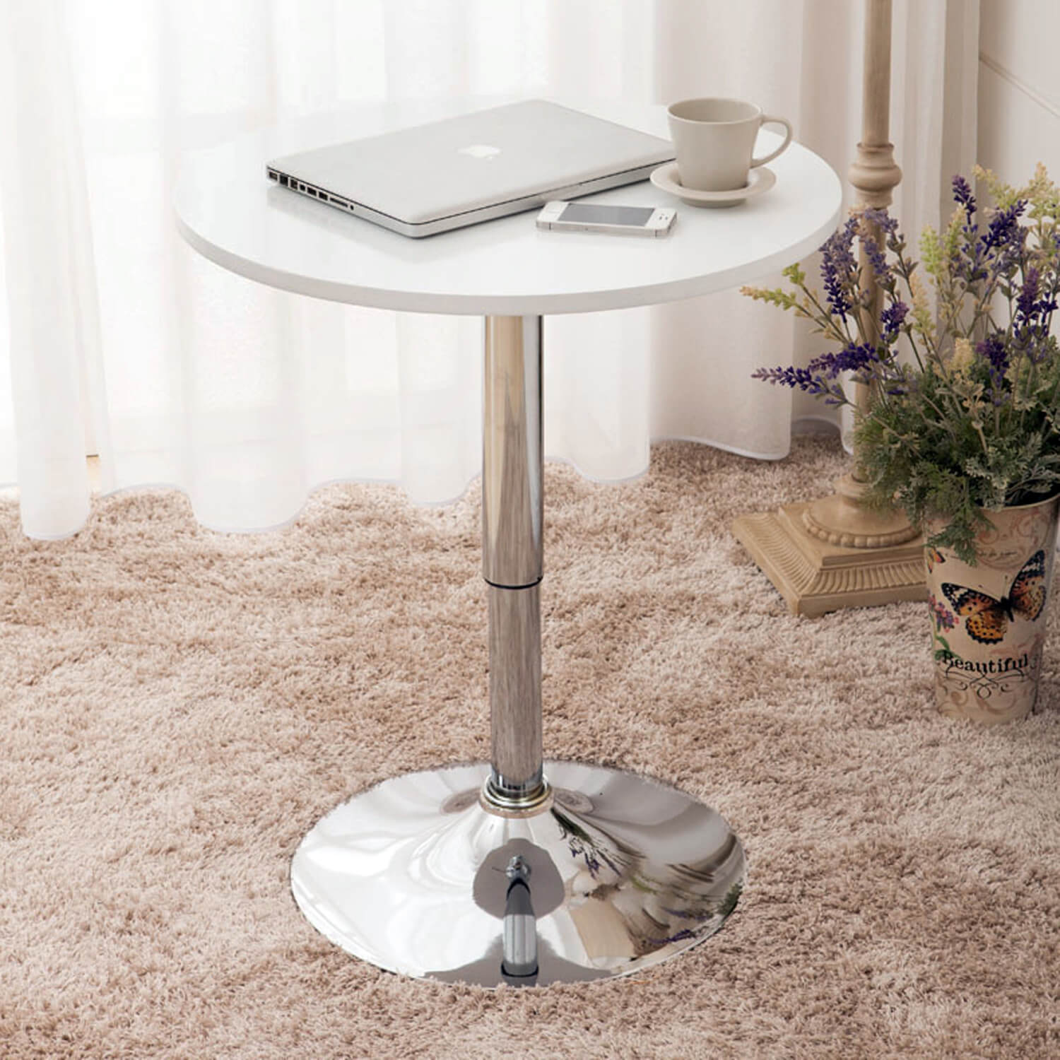 Elecwish White Table OW003 usage scene