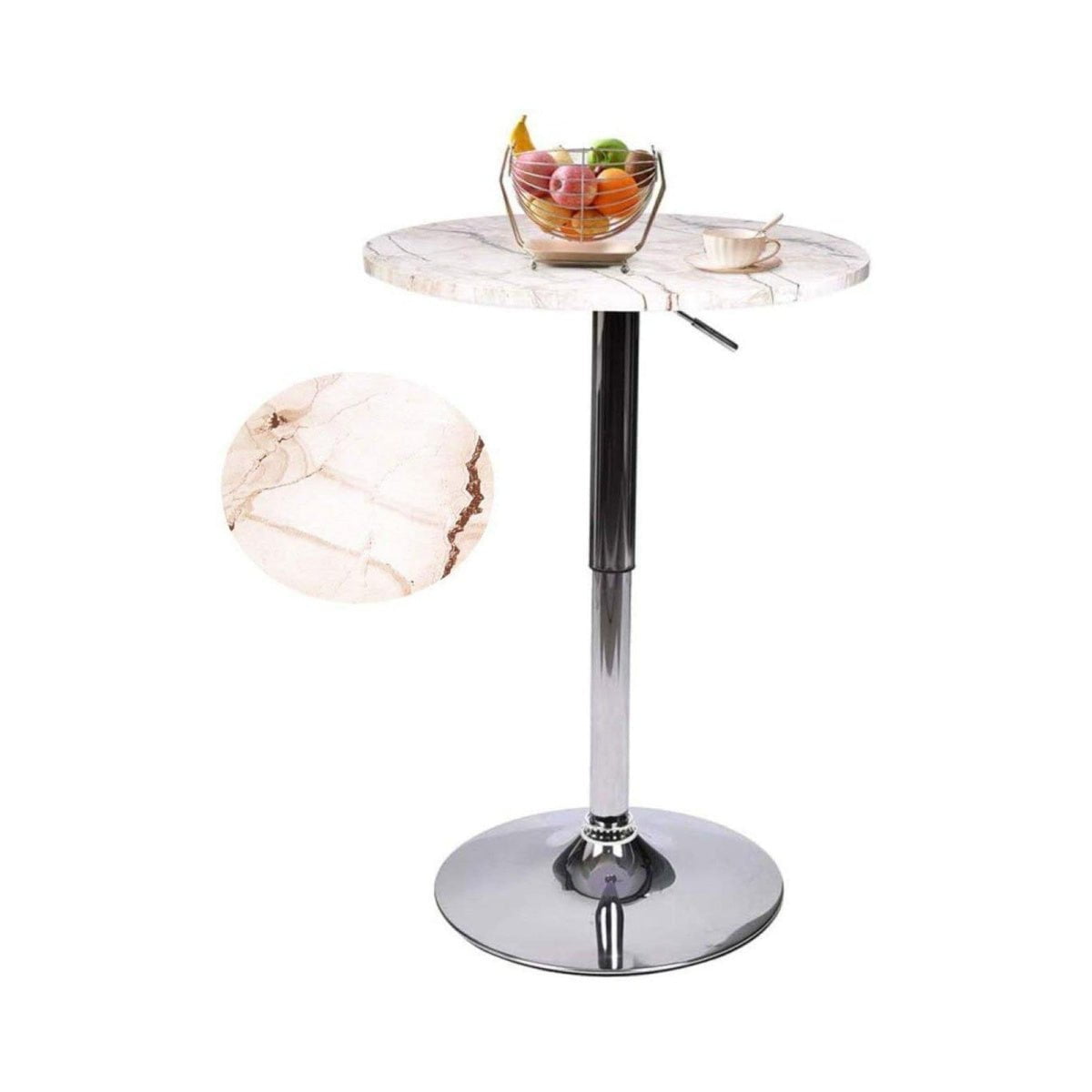 Elecwish marble white bar table