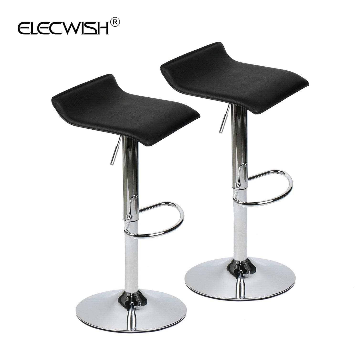 Kitchen island with bar stool in foreground