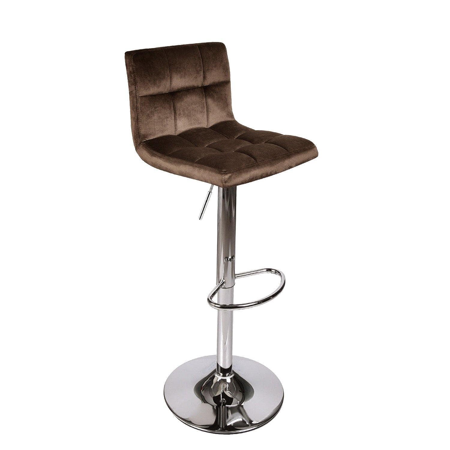 Set of 2 Deerskin Brown Bar Stools OW004