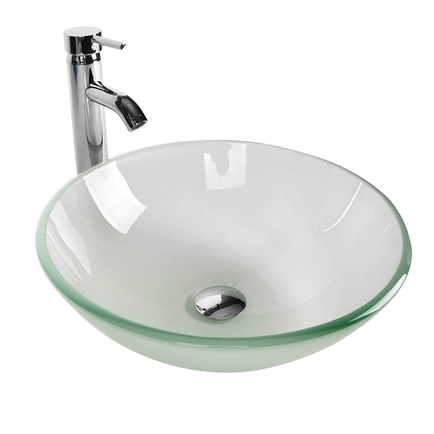 Elecwish Round Frosted Sink