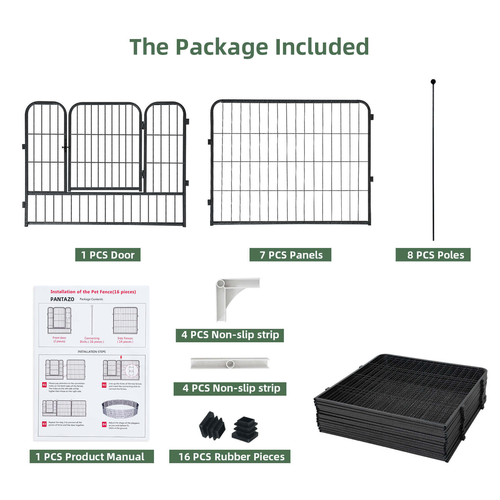 The package included display of Elecwish High-Security Pet Fences