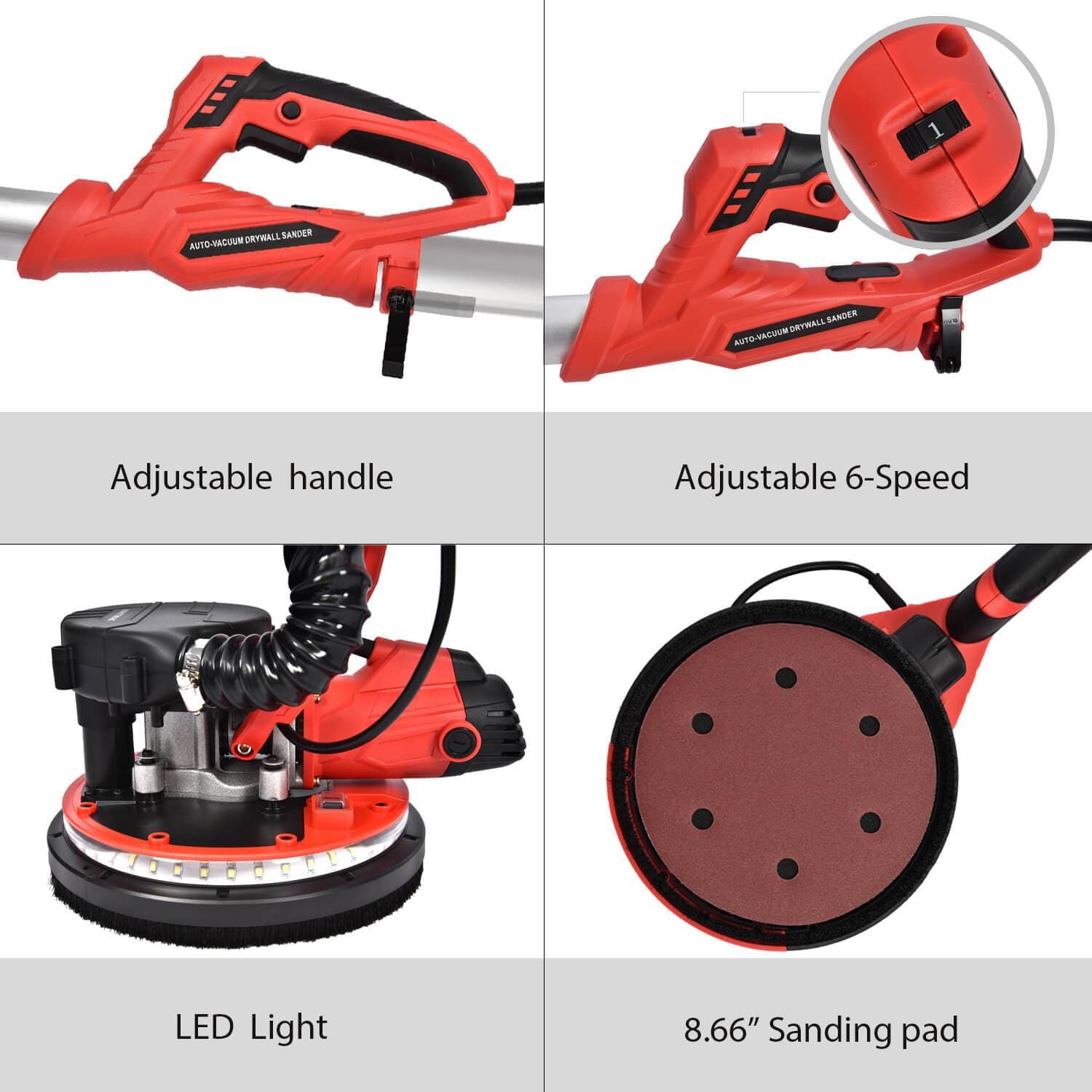 800W Electric Drywall Sander detail image