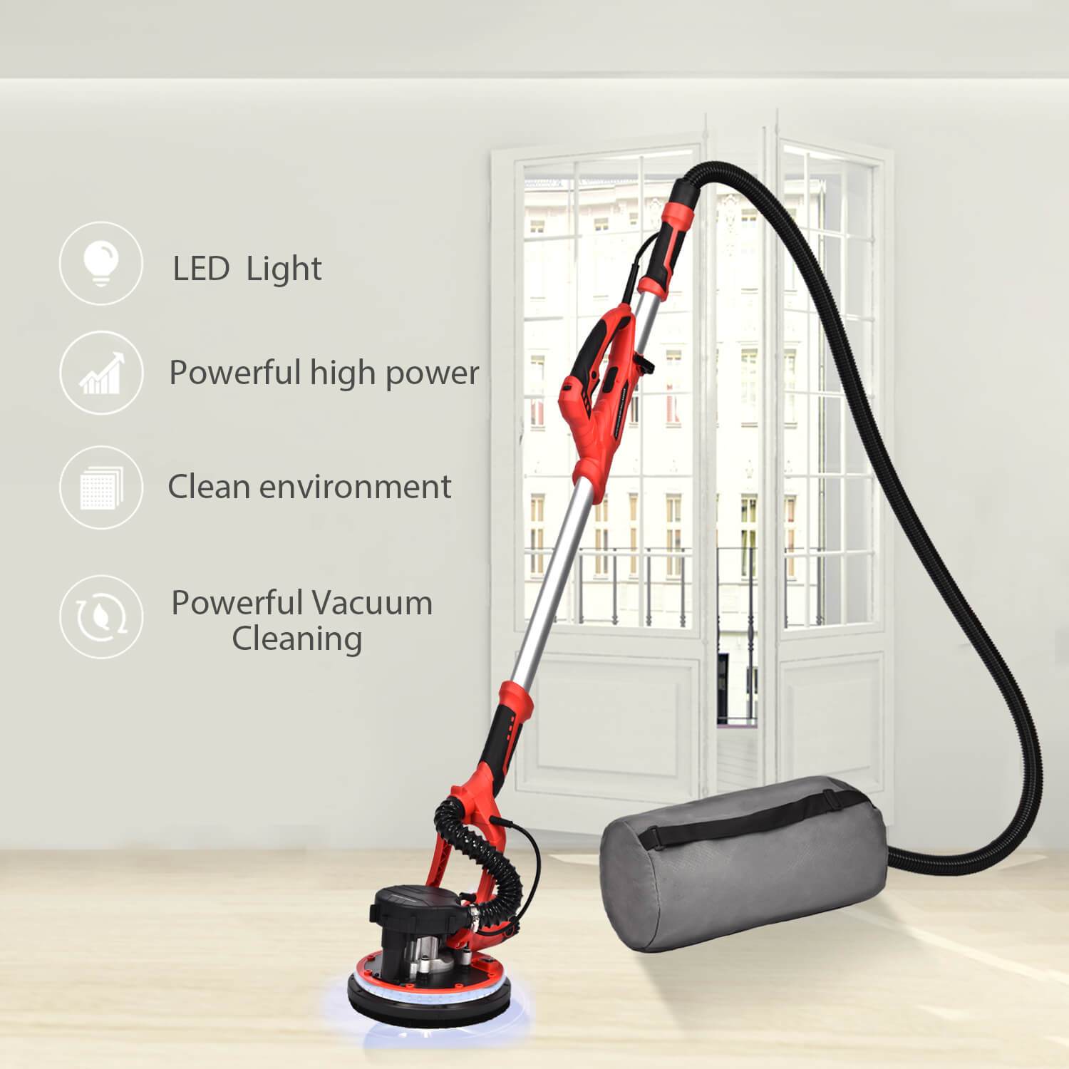 Elecwish 800W Electric Drywall Sander function image