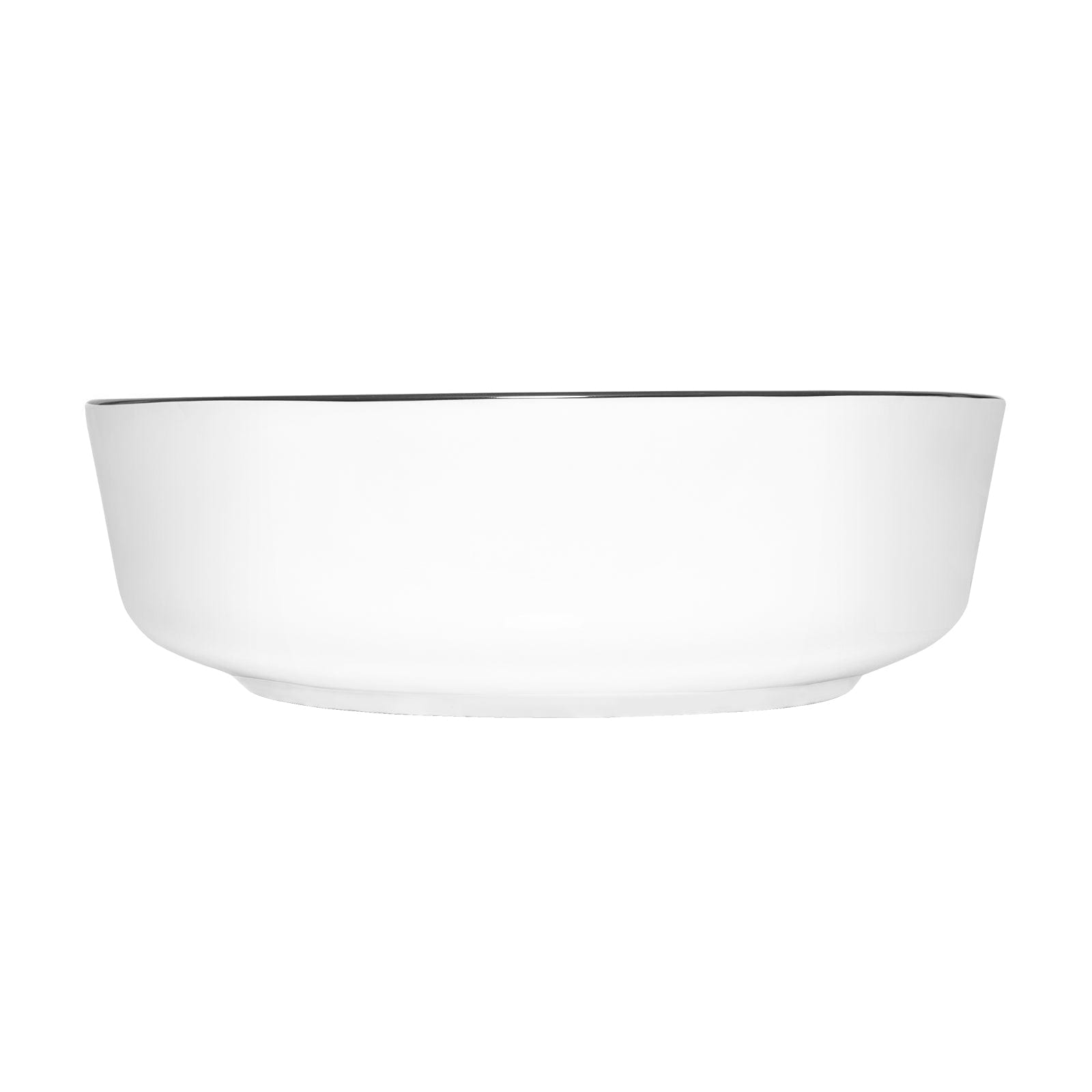 Elecwish White Ceramic Vessel Sink BG1009 without faucet