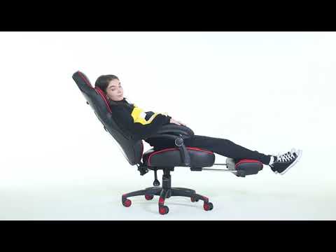 Gaming Chair with Headrest and Lumbar Support